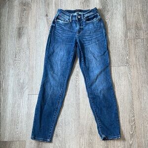 Judy Blue Skinny Jeans Blue Classic Stretch boyfriend fit size 0 or 24 denim